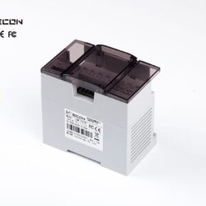 Alternative view of Wecon LCM-16EYR Relay Output PLC Module
